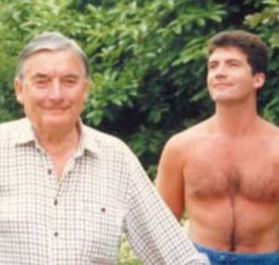 Eric Philip Cowell with his son Simon Cowell.
